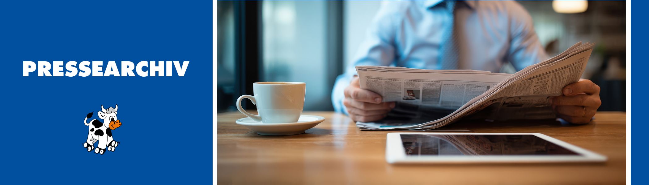 Bild einer Zeitung die zusammengefaltet ist