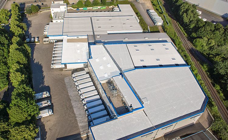 Luftbild des Standorts Unna der EGV AG